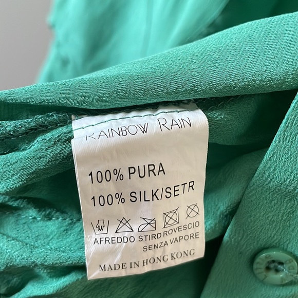 Sleeveless silk top - Picture 2 of 4